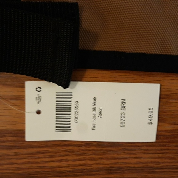 NWT Duluth Trading Fire Hose Bib Brown Utility Apron - Picture 3 of 4